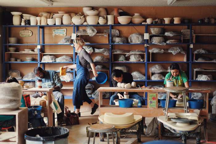 Pohled na dílnu v San Franciscu